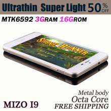Mobile phone MIZO I9 Octa Core MTK6592 Cellphone 5 Inch cell 16 0MP Camera Android smartphones