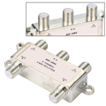 4 Way 5 1000 MHz Signal Coaxial Aerial F Plug Splitter Cable TV Switch BI128
