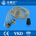 10 Lead ECG EKG Cable For Zoll 8000 1007 02 AHA Snap Connector