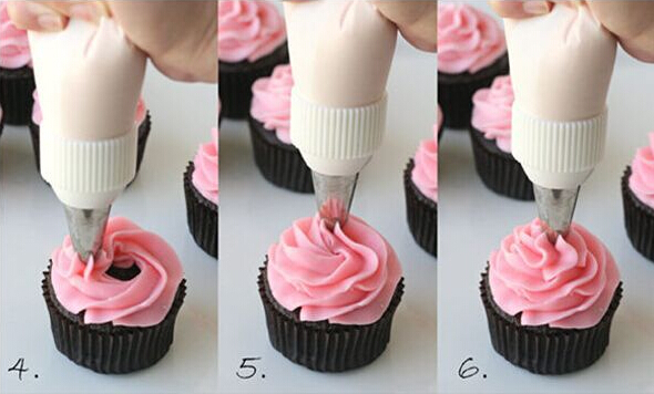  2D 852 Large Size Cupcake Nozzle Decorating Tip Icing Nozzle Cake Cupcake Decorating Tools Decorating