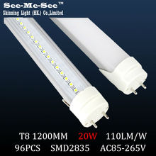 96 led/pcs T8 led tube 1200MM 20W