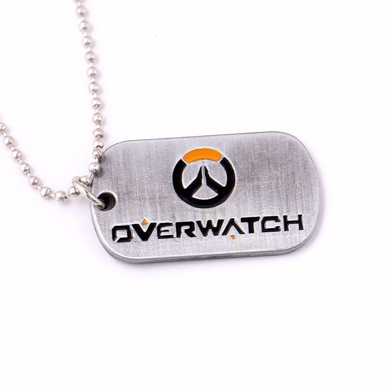 10pcs-2016-Arrive-New-Game-Overwatch-necklace-Tracer-Reaper-OW-Pendant-Entertainment-Logo-Key-Ring-Holder (1)