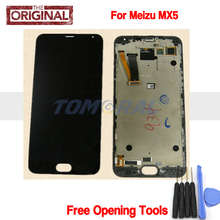 For Meizu MX5 LCD Display + Touch Screen + Tools 100% Original Digitizer Assembly Replacement For Mobile Phone screen – Black