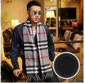 Winter Big Size Scarves 210 32 CM Brand Designer Cashmere Scarf Men Scarves for Mens Warm