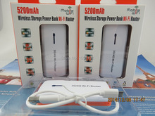 Hot Sale Portable 3G/4G WiFi router 150Mbps wireless AP hotspot with Real capacity 5200mAh mobile power bank Free Shipping