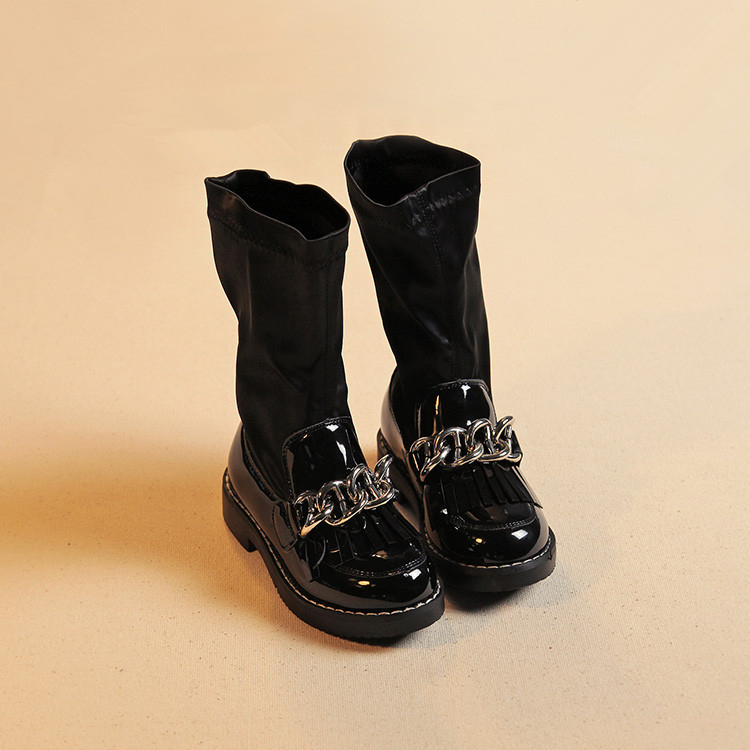 shiny army boots