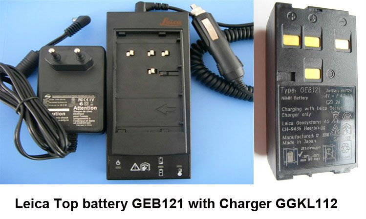 Wholesale /Retail New Charger G GKL112 with High Quality Top Battery GEB121 for TPS1200 Surveying