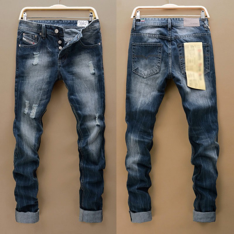 2016 Limited Stripe Button Fashion font b Men b font Jeans Dsq Wholesale Retail New Brand