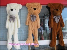 200 CM 2 M gigante sin cubrir la piel del oso de vacío Teddy bear juguete de felpa capa de san valentín del regalo del día los amantes de la piel regalo de cumpleaños del niño