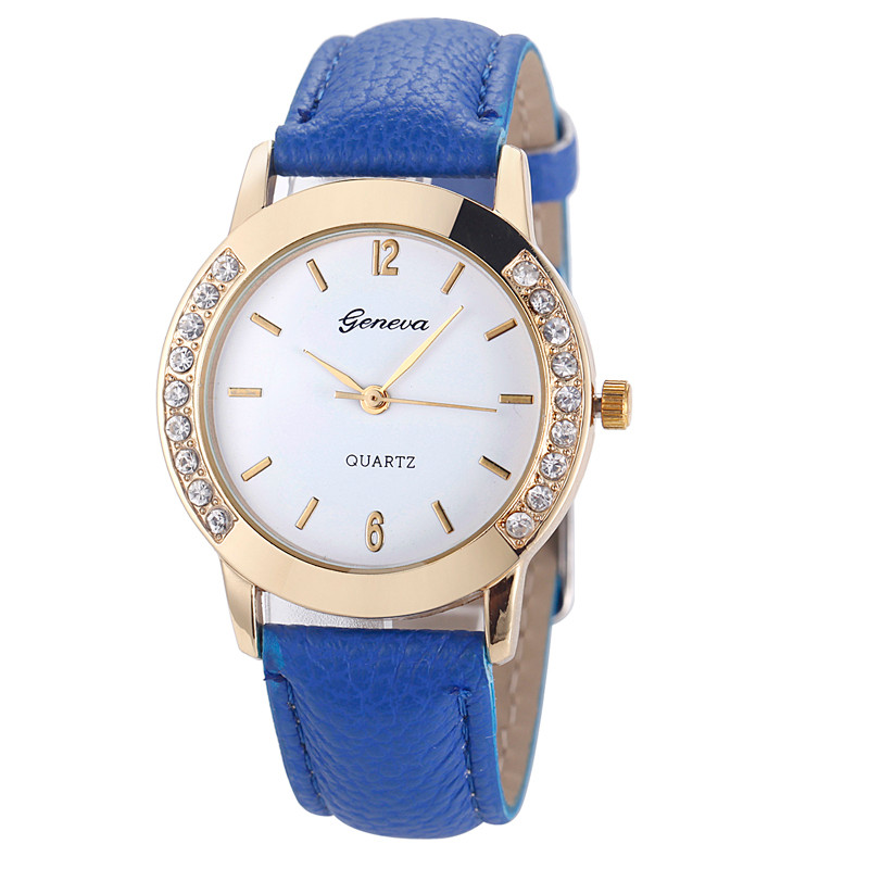 Geneva Wrist Watches Women Watches 2016 Famous Brand Female Clock 