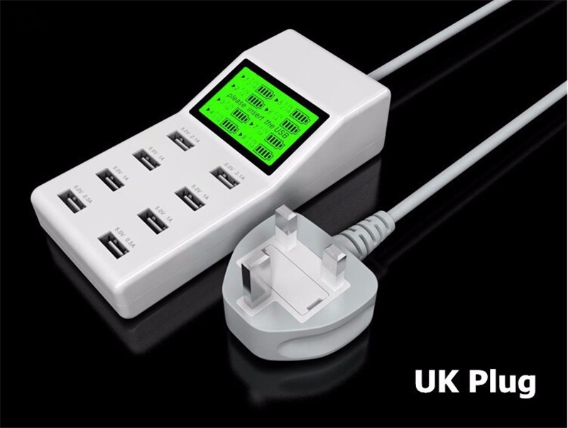 US-EU-UK-Multi-8-Usb-Ports-Charger-with-Lcd-Screen-Dc-Voltmeter-Smart-Wall-Charger-for-Yotaphone-2-Doogee-X5-S6-18650-Cell-Phone (13)