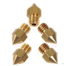3D Printer Nozzle for Makerbot MK7 MK8, 0.4mm copper, applicable to 1.75mm filament