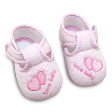Cotton Lovely Baby Shoes Toddler Soft Sole Buckle Print infant Baby Girl Boy Shoes First Walkers