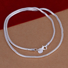 Free Shipping Wholesale 925 Silver Necklaces Pendants 925 Silver Fashion Jewelry 3M 16 24 Snake