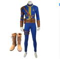 2016 New arrival Custom Made Anime Fallout 4 Male Sole Survivor Nate game Cosplay Costume Halloween