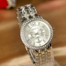 New Arrival Fashionable And Classic Diamond Stainless Steel Wrist Watch Gold Silver Rose Gold Color WH