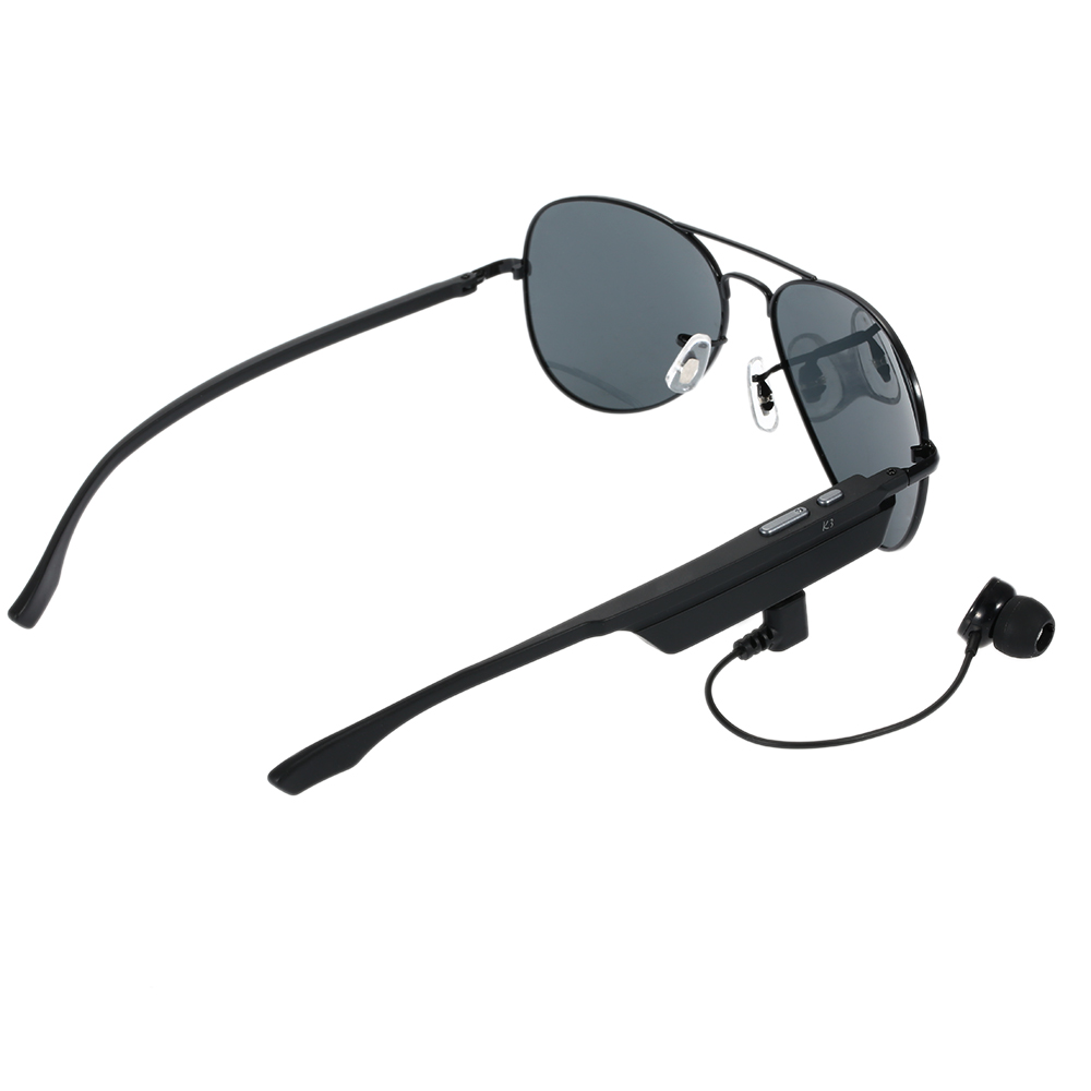 Bluetooth Wireless Sunglasses Wearphone Polarized Glasses Voice Control Phone Ca