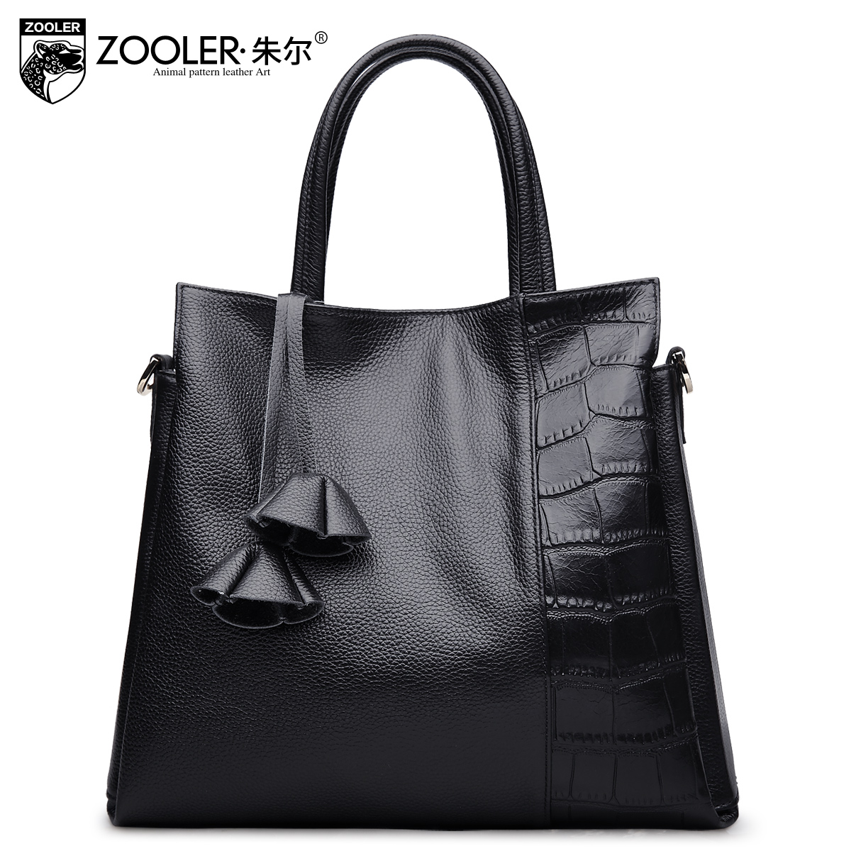 Women Brand Genuine Leather Handbag Alligator Large Female Classic Shoulder Bag Ladies European Luxury Vintage Casual