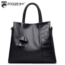 Women Brand Genuine Leather Handbag Alligator Large Female Classic Shoulder Bag Ladies European Luxury Vintage Casual