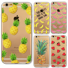 Фрукты чехол для iphone 4 4S 5 5c 5S 6 плюс 6 6 s плюс новое поступление Fashional вкусный арбуз тпу мягкая телефон назад чехол