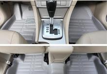 distinctive style surrounded by a large car waterproof antiskid mat dedicated car stereo leather mat easy cleaning,car styling.