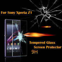 Для Xperia Z1 премиум закаленное стекло защитная пленка для SONY Xperia Z1 L39H C6902 C6903 передний экран защитный кожух