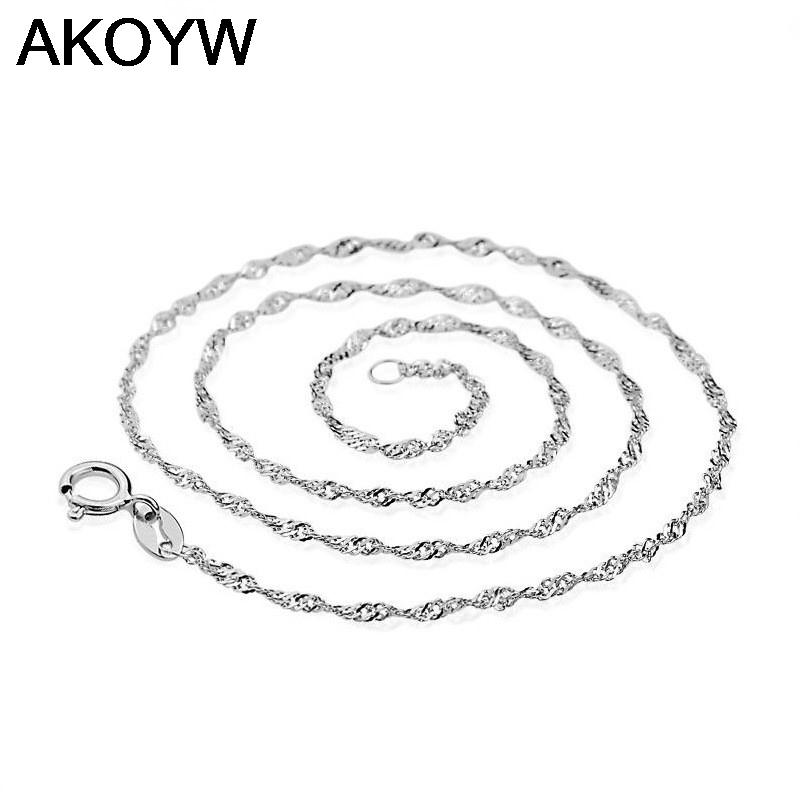silver necklace female models wave chain of high end women s jewelry vintage jewelry silver jewelry