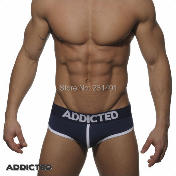 Free Shipping S M L Addicted Mens Briefs Sexy Men Underwear 1pcs lot Male Shorts
