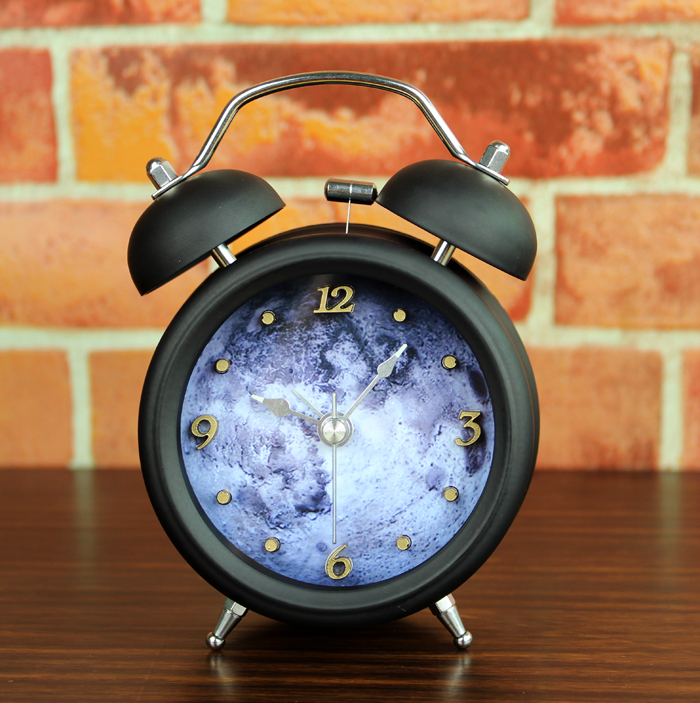 Mysterious moon fashion creative 3D stereoscopic digital moon metal