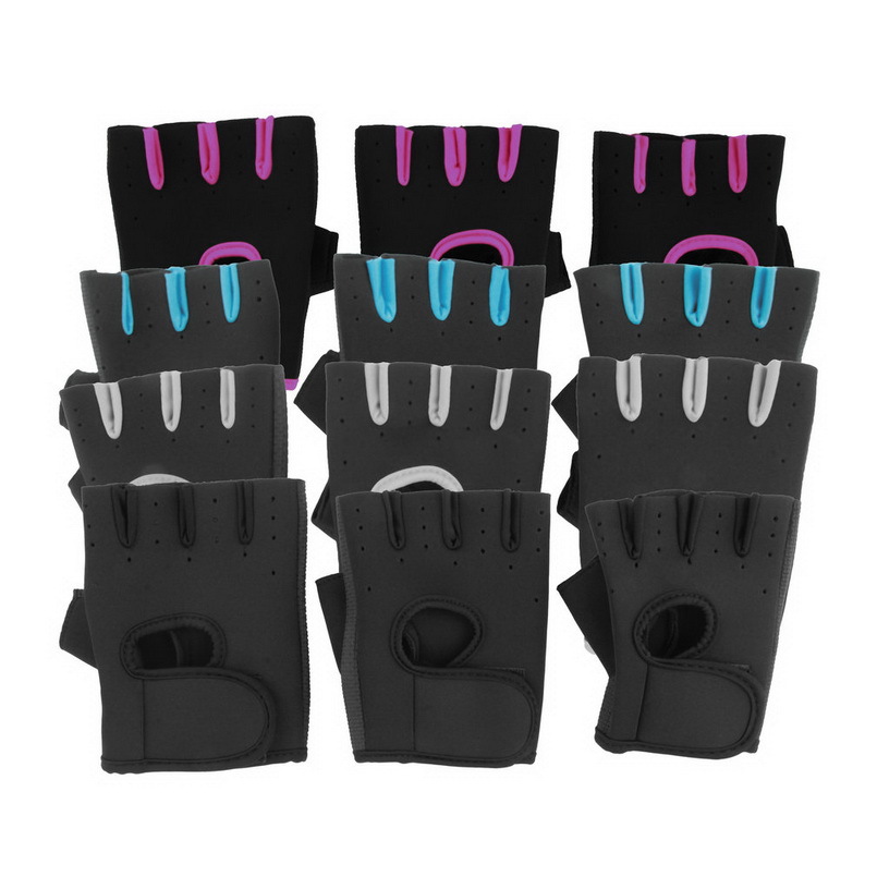 1pair Sports Gloves Fitness Exercise Training Gym Gloves Half Finger Weightlifting Gloves Multifunction for Men Women