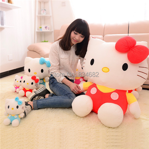 J.G Chen 80cm Hello Kitty Plush Toy Christmas Gift Big Size Good As a Kids Gift Factory Supply Many Size to choose Free Shipping