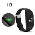 Calorie Counting Wristband Heart Rate Bracelet Health Watch Fitness Tracker Alarm Vibrating Smart Band H3 for