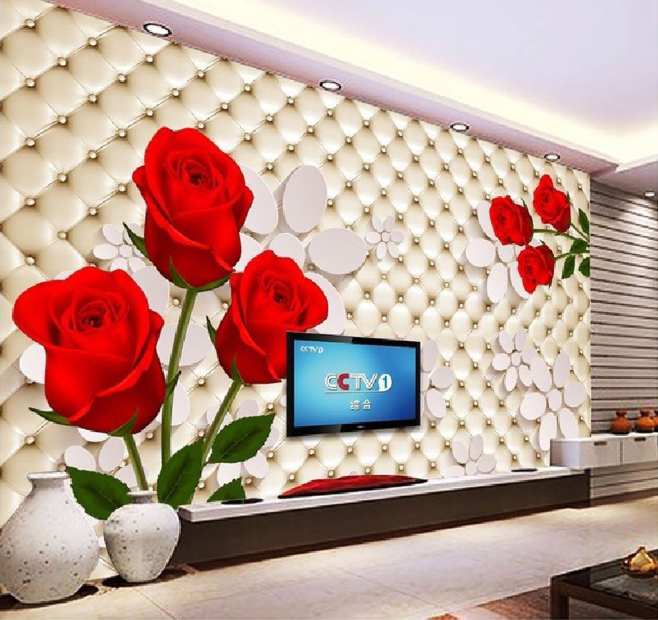 Online kopen wholesale rode woonkamer muur uit china rode ...