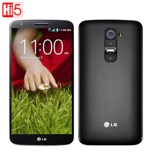 Original LG G2 F320 D800 D802 Mobile Phone Android Quad-Core Phone 32GB Rom 2GB Ram 5.2 Inch 3G/4G 13MP Camera GPS Free Shipping