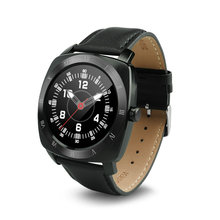 Hot sale! Waterproof Smart Watch MEAFO ME88 Call Reminder Leather Strap rate monitor Wristwatch for iOS Apple Android Smartphon