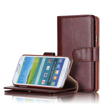 For Galaxy S5 Brand Flip Leather Case For Samsung Galaxy S5 I9600 Magnetic Wallet with Card