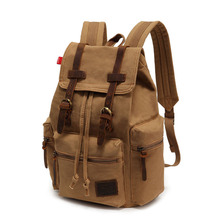 2014 New Casual Canvas Men Backpack Retro Vintage Male Students School Bags Outdoor Man Shoulder Bags
