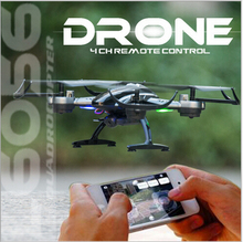 Lishitoys L6056 Headless Mode Mini Helicopter 2.4G 6Axis support WIFI real time transmission RC Quadcopter Drone with HD Camera