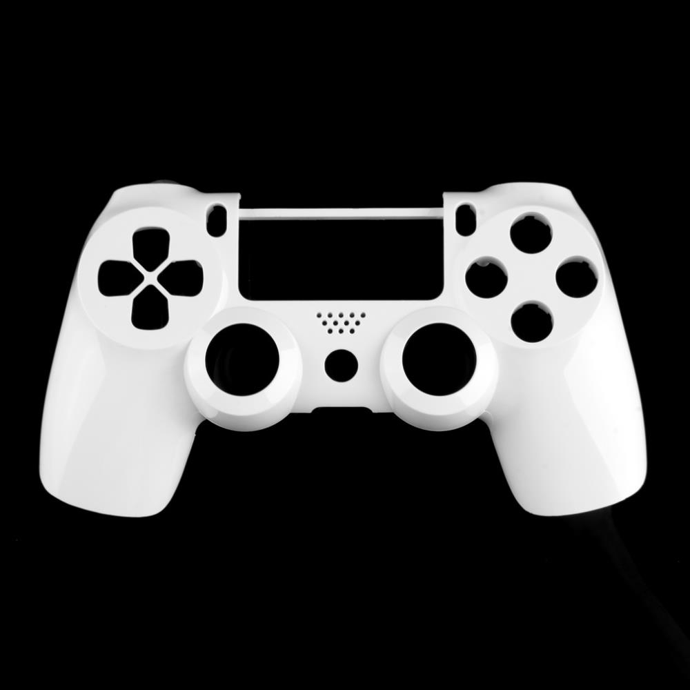 1Pcs White Wireless Controller Front Housing Shell Case For PlayStation