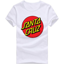 Euro Size OEM Skateboard Skate Santa Cruz T Shirt Men Loose Cotton Man Shirts Camiseta Mens Tee Clothing Free Shippinng