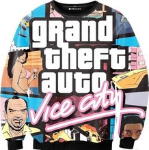 2015 New fashion gta vice city print 3d sweatshirts men/women Harajuku hoodies moleton masculino size S-XXL Free shipping