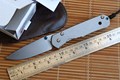Fule Standard Large Sebenza 24 folding knife s35vn blade Titanium handle camp hunt kitchen fruit outdoor