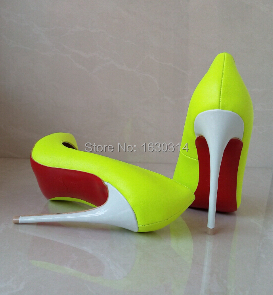 Aliexpress.com : Buy Brand Sexy club Red Bottom Shoes Woman 12 cm ...