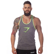 New Brand Gym Shark Singlets Mens Tank Tops Shirt Bodybuilding Equipment Fitness Men’s GYM Tanks Sports Clothes Freeshipping