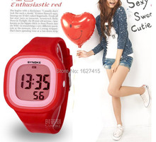 Electronic 2014 New Fashion Students Night light Waterproof Multifunction Jelly Watches Fashion Children Silicone Watches