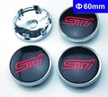 4pcs W206 60mm Car Emblem Badge Wheel Hub Caps Centre Cover for Black STI SUBARU LEGACY