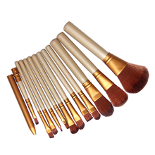 Pro Makeup Cosmetic 12pcs Brushes Set Powder Foundation Eyeshadow Lip Brush gib