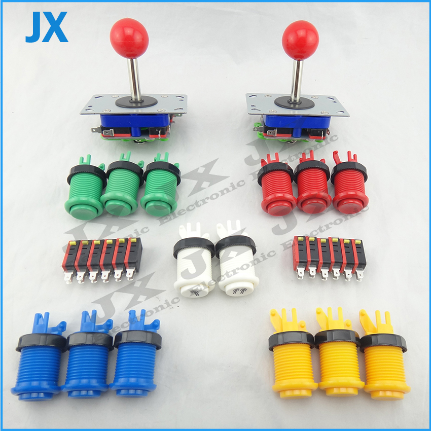 1set Arcade parts Bundles kit With PCB Power Supply long shaft Joystick buttons Harness Speaker for Arcade Machine 1set Arcade parts Bundles kit With PCB Power Supply long shaft Joystick buttons Harness Speaker for Arcade Machine