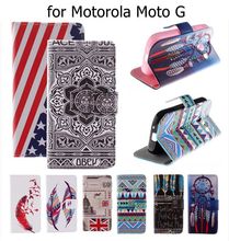 2015 New High-Quality Mobile Phone Accessories,Wallet Flip PU Leather Case for Motorola Moto G XT1028,XT1031 Protective Cover