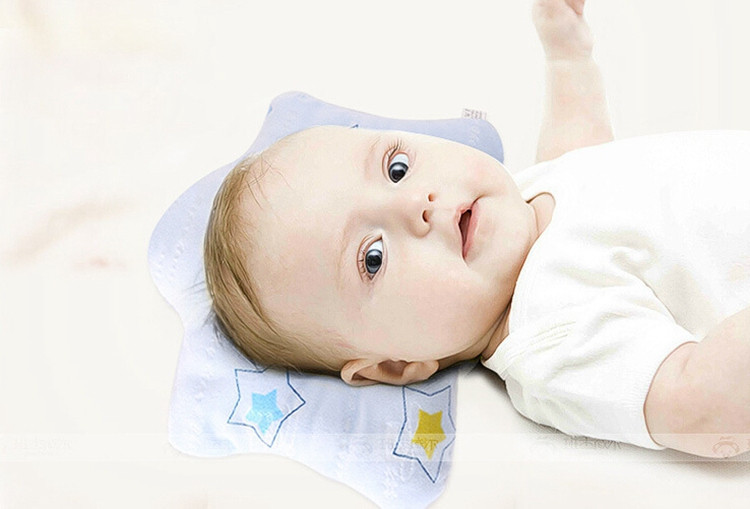 Comfort Star Baby Pillow Prevent Flat Head Ergonomics Cotton Newborn Sleeping Baby Bedding Pillow Kids Kawaii Nursing Pillow (2)